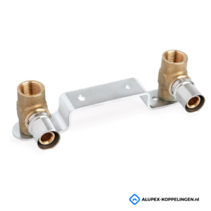 Dubbele muurbeugel Alupex