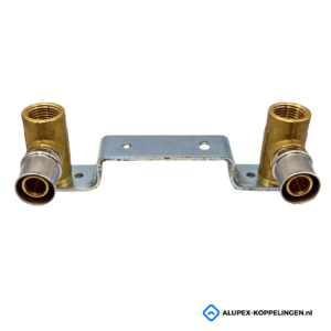 Dubbele muurbeugel Alupex