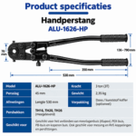 Alupex Handperstang TH 16-20-26 compleet in koffer - Afbeelding 4